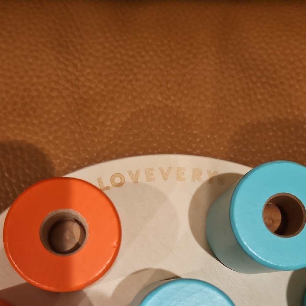 LOVEVERY Colorful Wooden Stacking Set - Picture 4 of 5